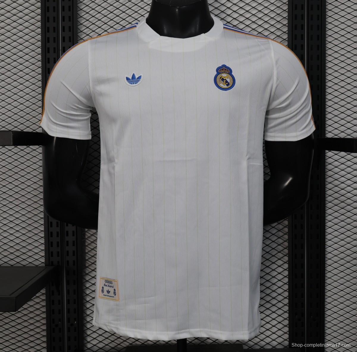 Player Version 25/26 Real Madrid White Casual Jersey