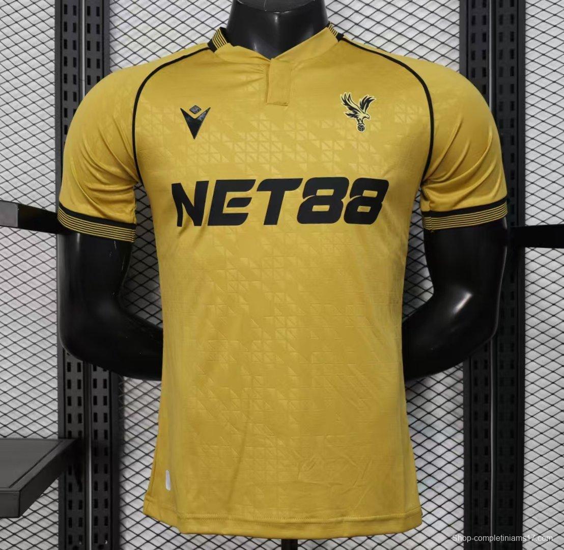 Player Version 25/26 Crystal Palace Away Yellow Jersey
