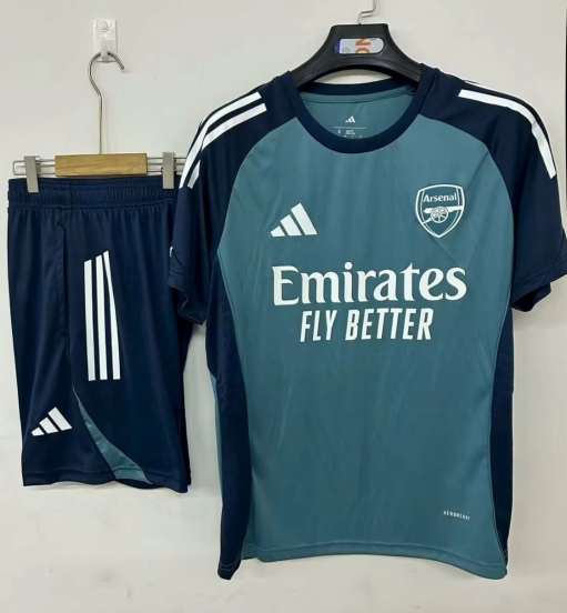 25/26 Arsenal Pre-Match Training Jersey Navy Blue+ Shorts
