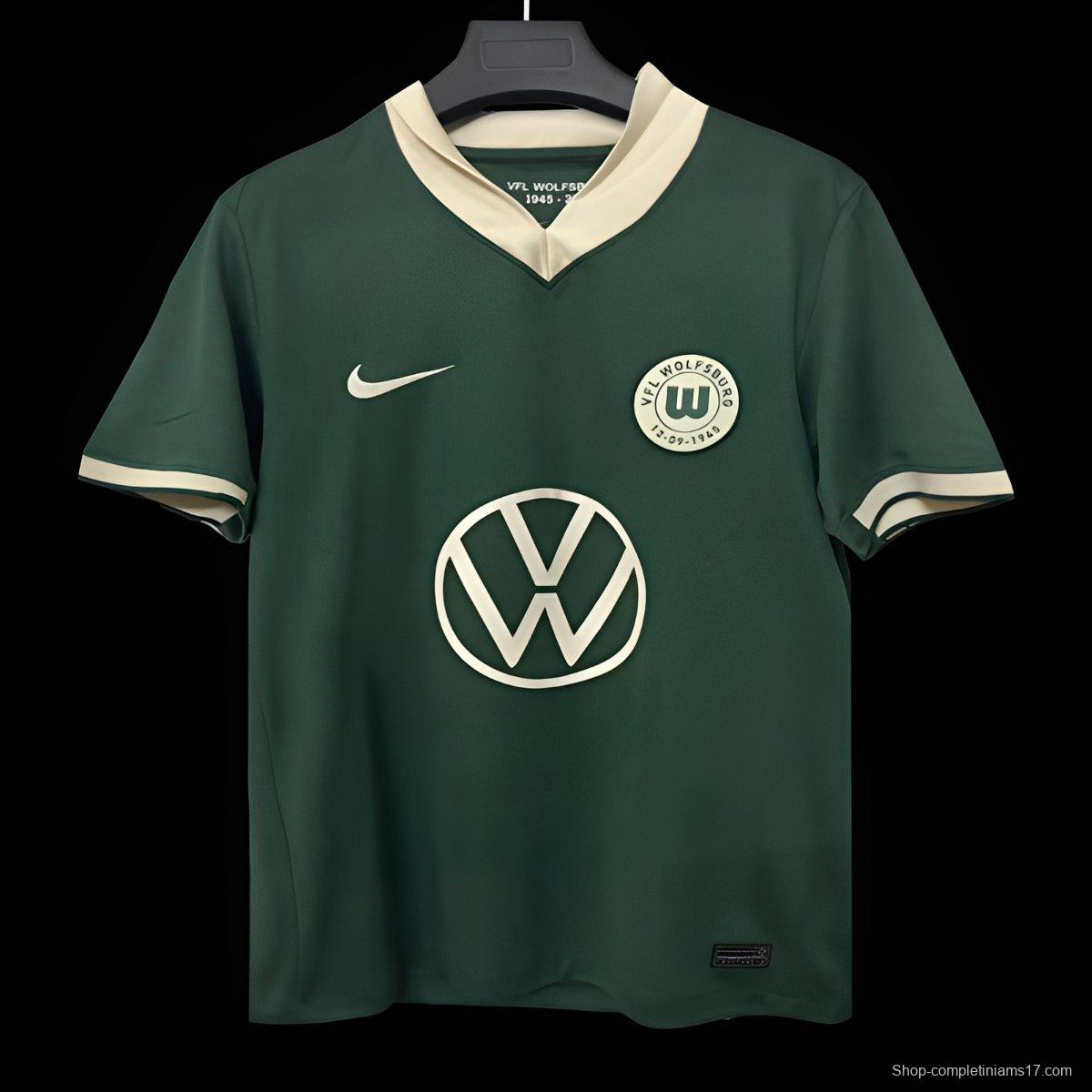 25/26 VFL Wolfsburg 80Th Anniversary Green Special Jersey