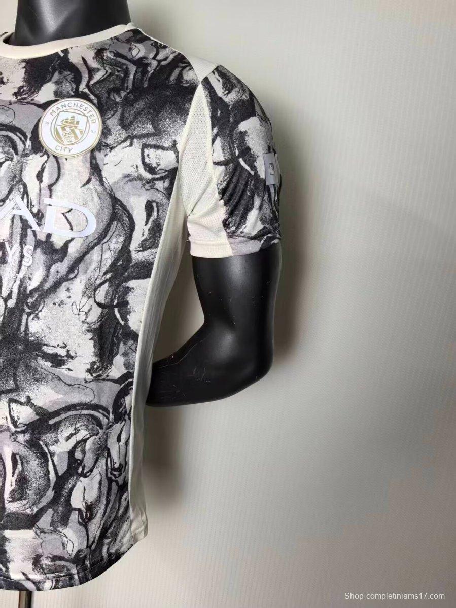 Player Version 25/26 Manchester City 2026 'Year of the Horse' Special Jersey