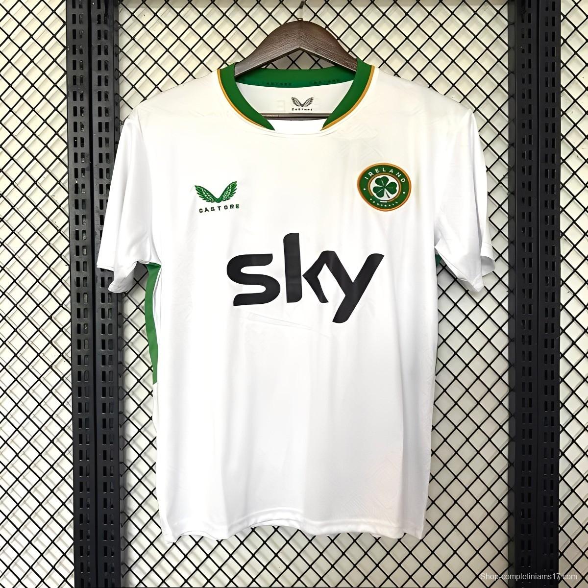 Retro 2024 Ireland Away White Jersey