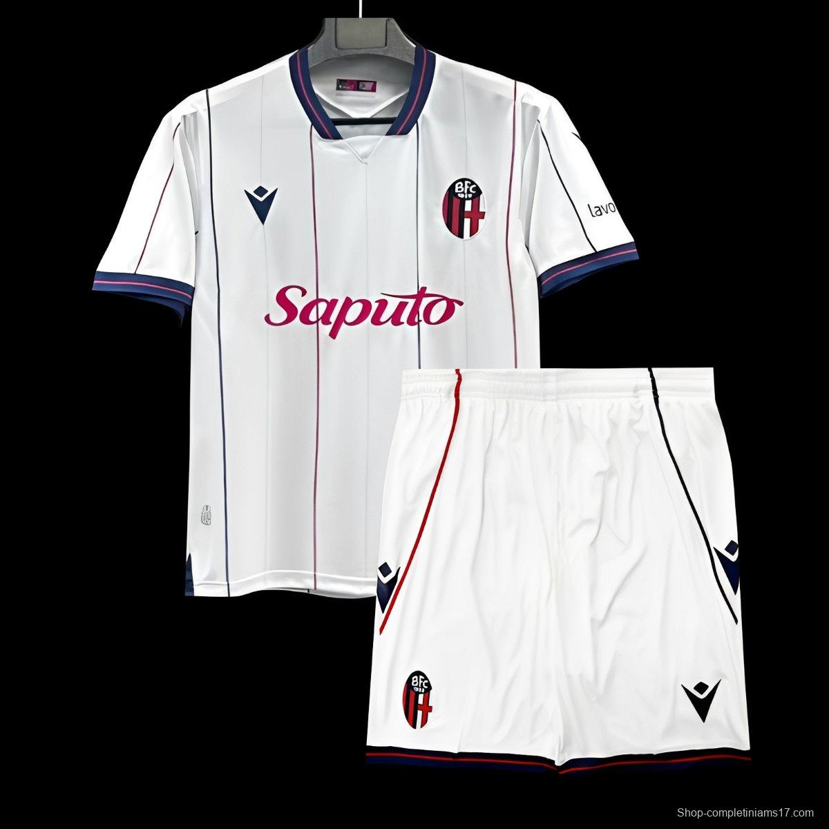 25/26 Kids Bologna Away White Jersey