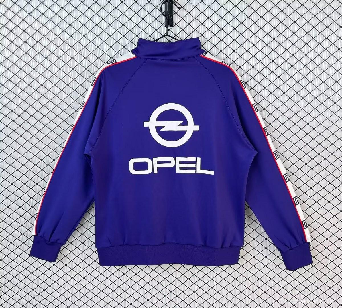 Retro 85/86 Fiorentina Home Purple Full Zipper Windbreaker