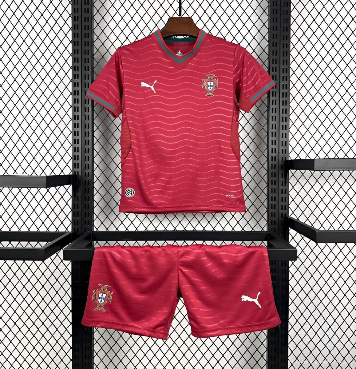 2026 Kids Portugal World Cup Home Kit