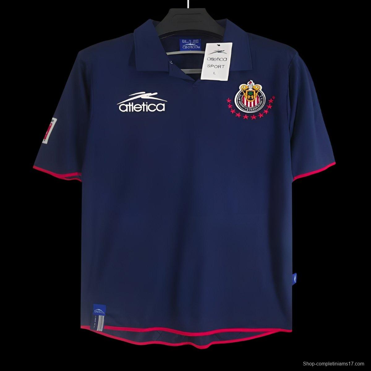 Retro 03/04 Chivas Guadalajara Away Navy Jersey