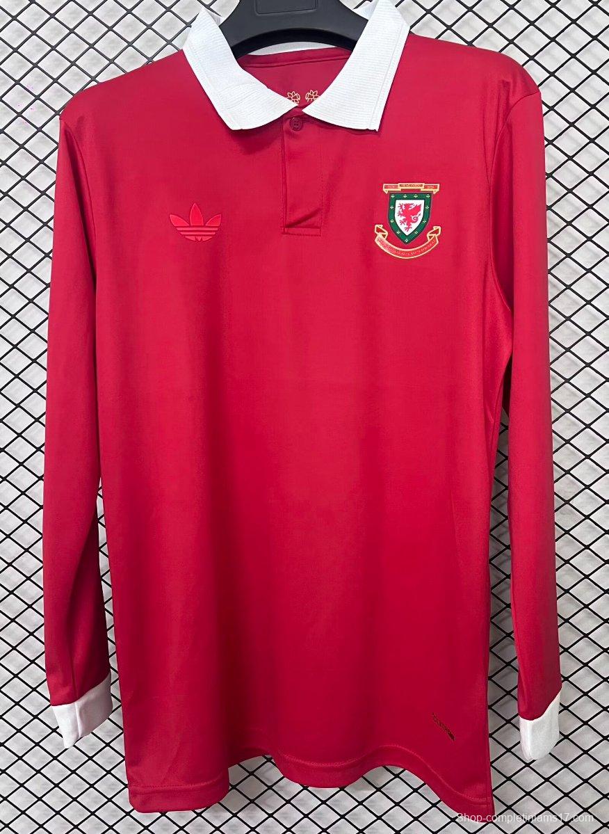 2026 Wales 150Th Anniversary Red Long Sleeve Jersey