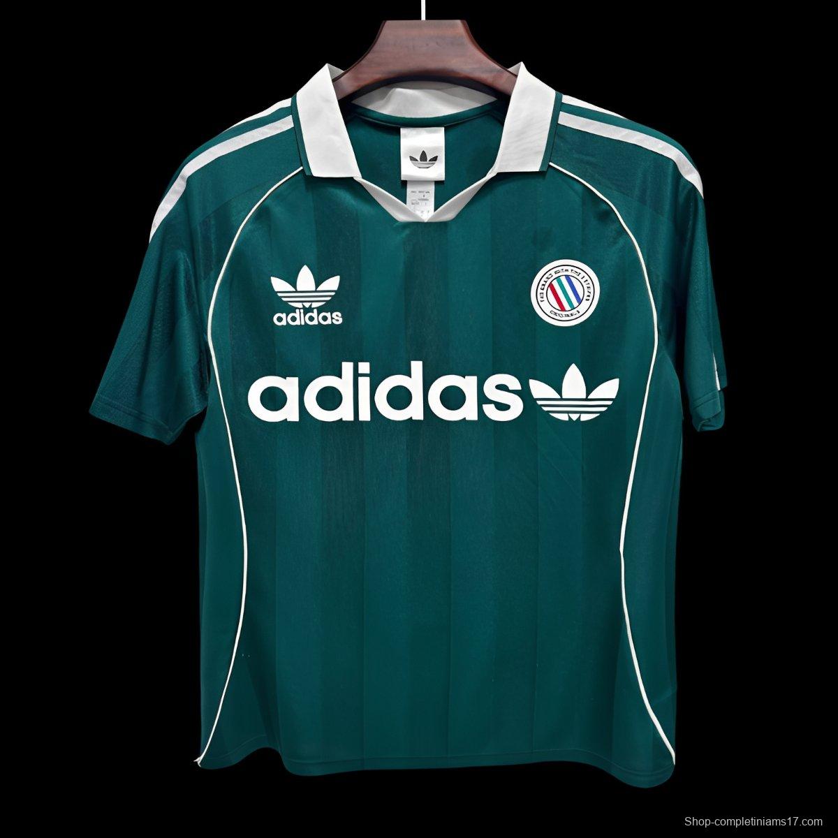 2026 Adidas Original Classic Three Stripes Green Jersey