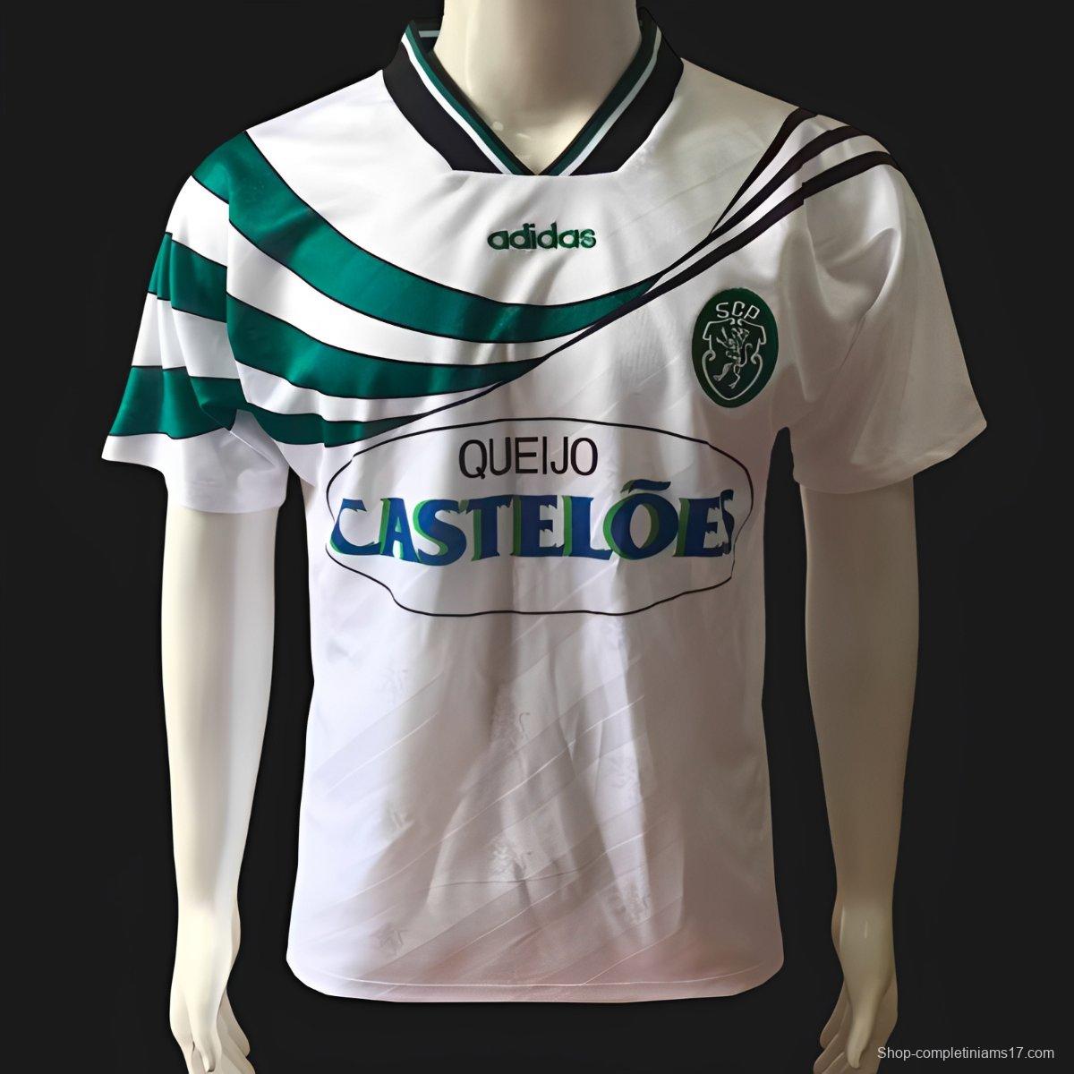 Retro 1994/95 Sporting Lisbon Away White Jersey