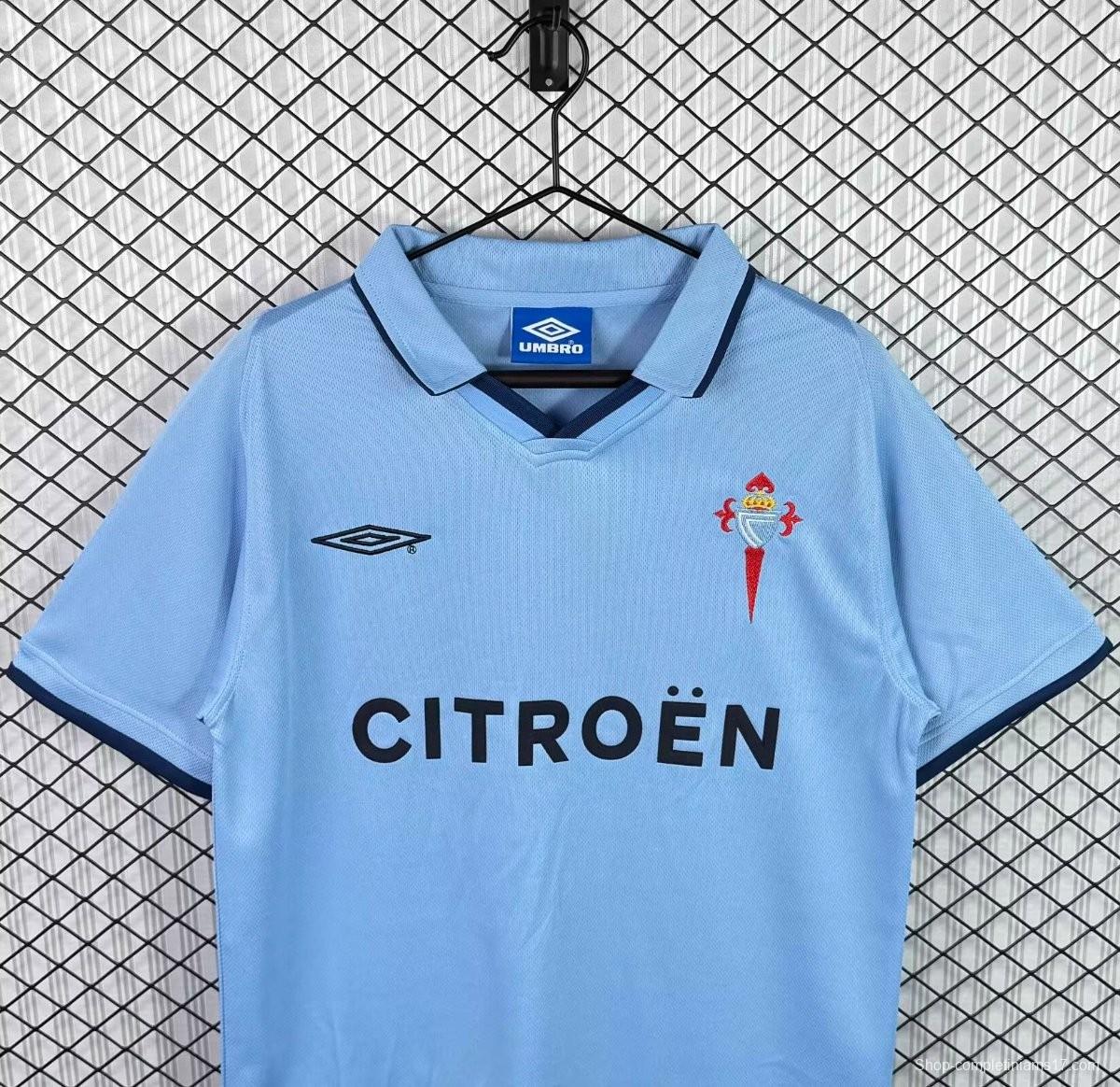 Retro 01/02 Celta de Vigo Home Jersey