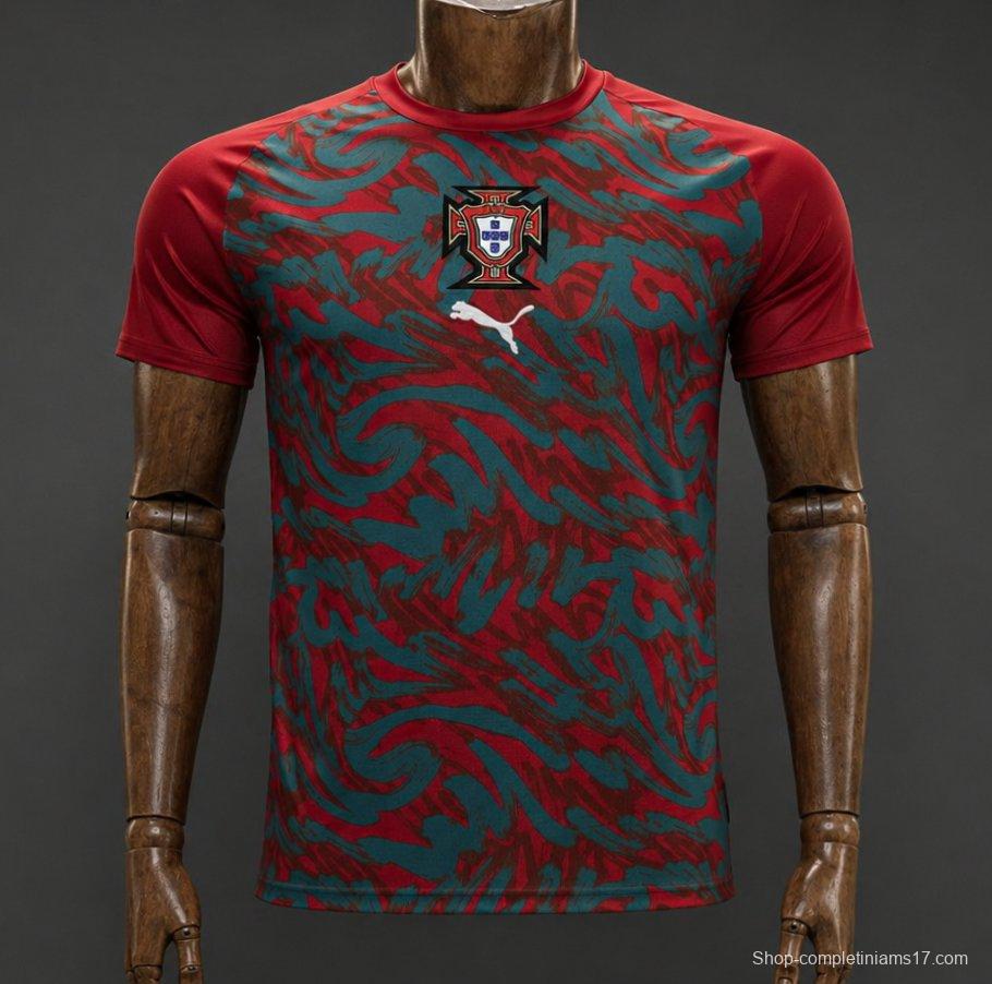 2026 Portugal Red Pre-Match Jersey