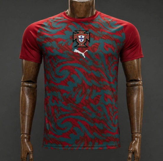 2026 Portugal Red Pre-Match Jersey