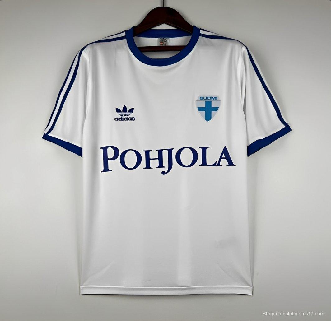 Retro 1982 Finland Home Jersey