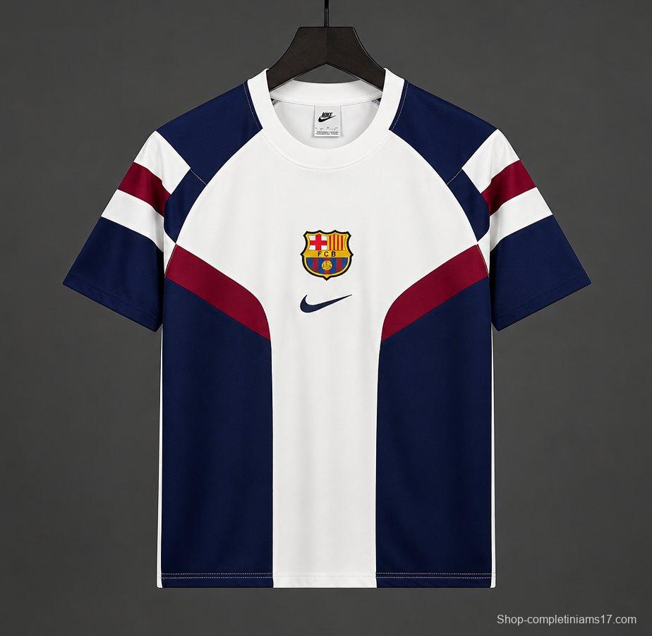 26/27 Barcelona Vintage 1998-01 Remake Away Jersey