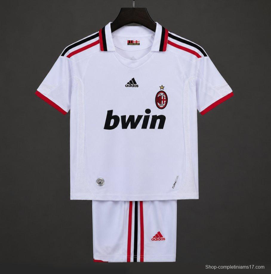 Retro Kids 09/10 AC Milan Away Jersey