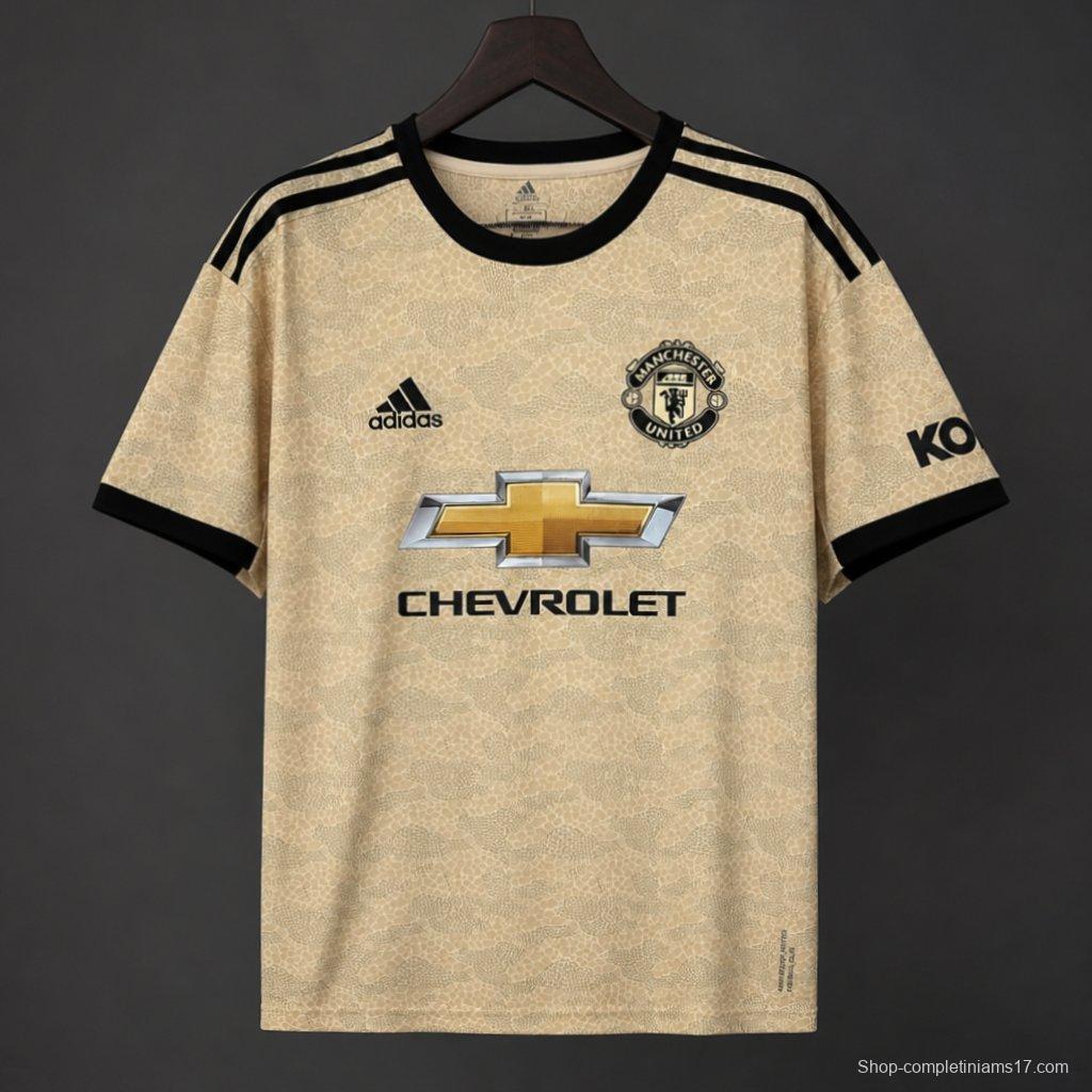 19/20 Retro Manchester United Away Jersey
