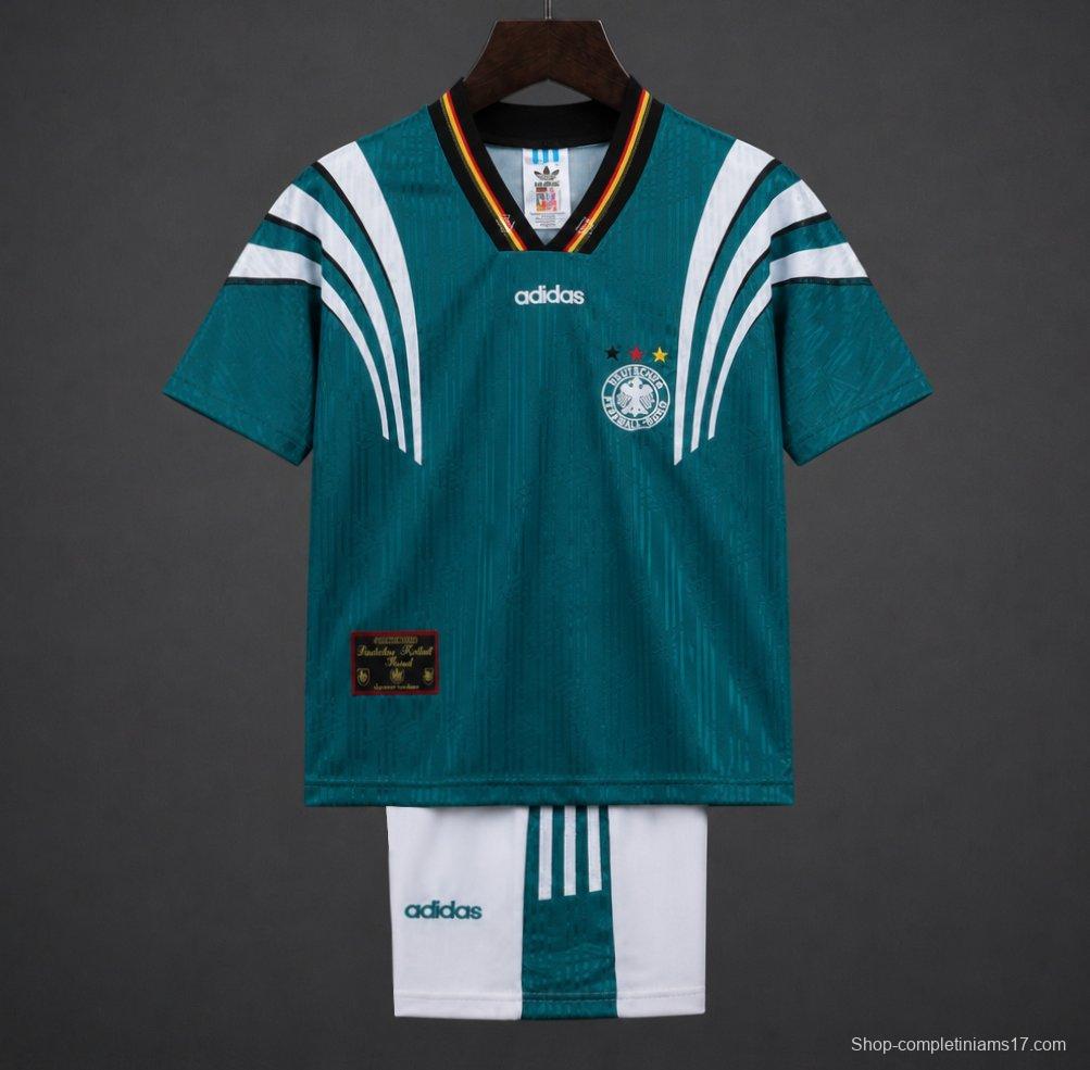 Retro Kids 1996 Germany Away Jersey