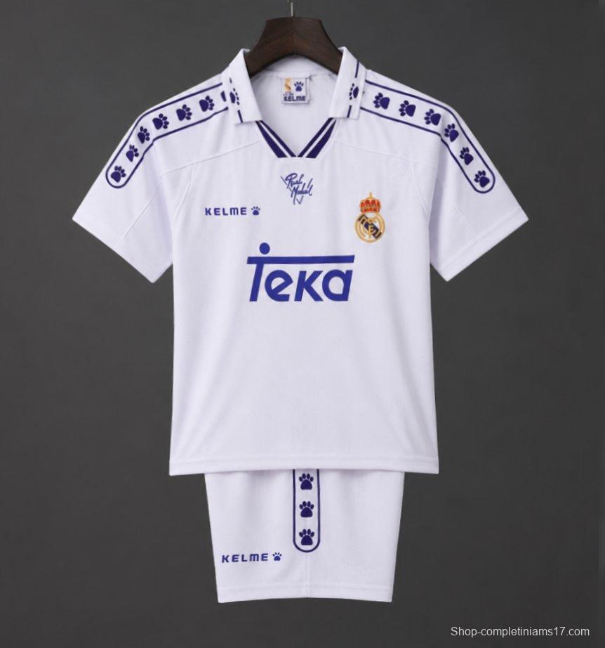 Retro Kids 94/96 Real Madrid Home Jersey