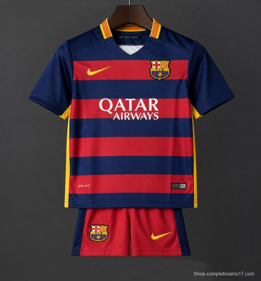 Retro Kids 15/16 FC Barcelona Home Jersey