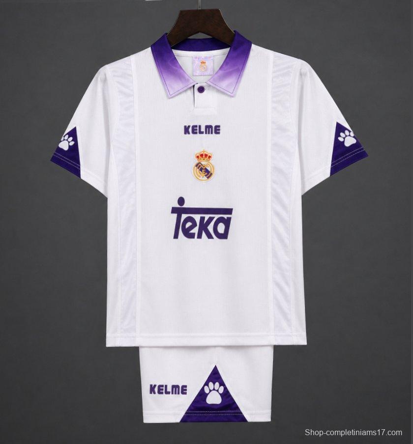 Retro Kids 97/98 Real Madrid Home Jersey
