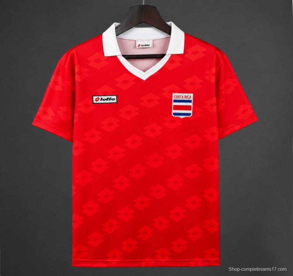 Retro 1990 Costa Rica Home Jersey