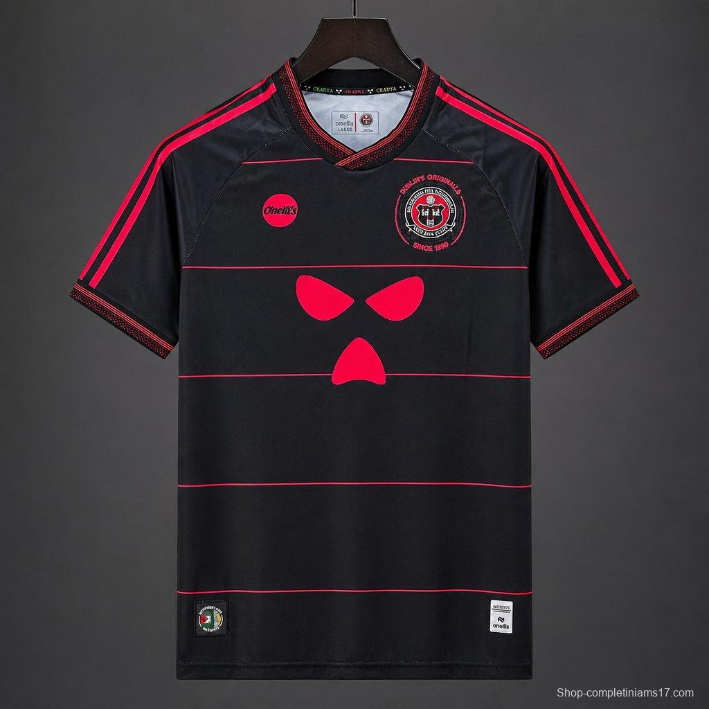 26/27 Bohemian FC x Kneecap Alternative Black Jersey