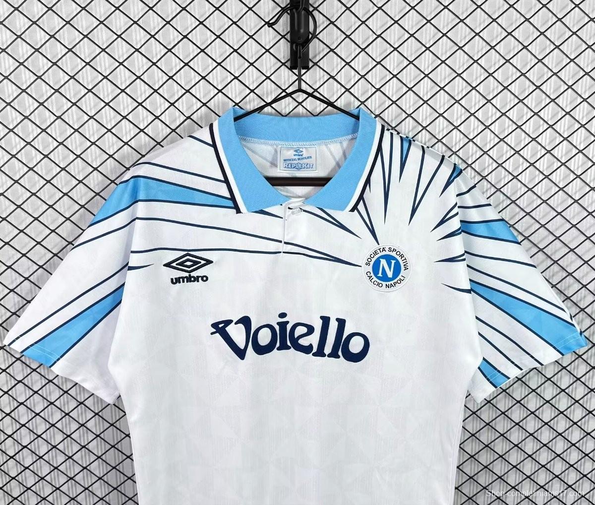 Retro 91/92 Napoli Away Jersey