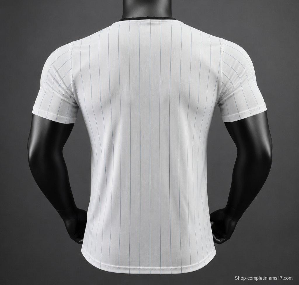 Player Version 2026 Argentina "Terrace Icons" Subtle Light Blue Pinstripes Jersey