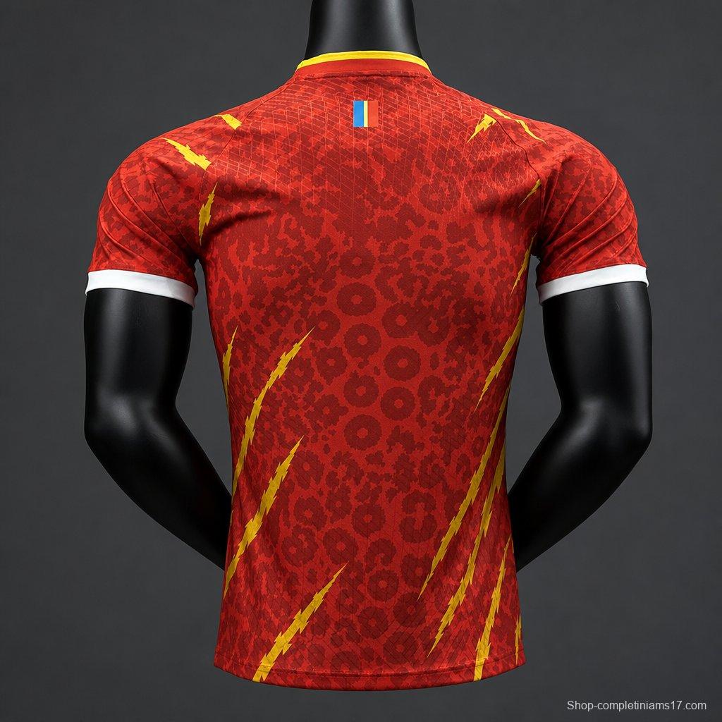 Player Version 2026 Congo Third Red Jersey