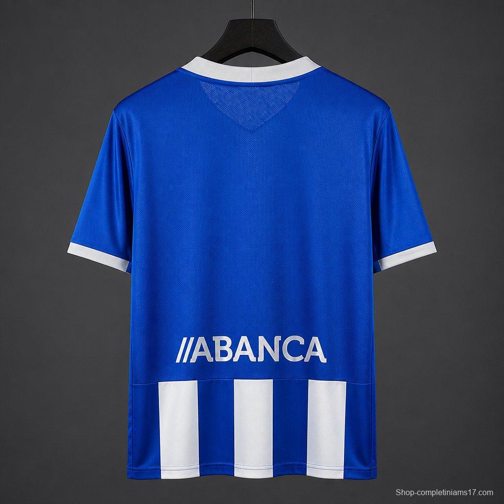 26/27 Deportivo La Coruna Home Jersey