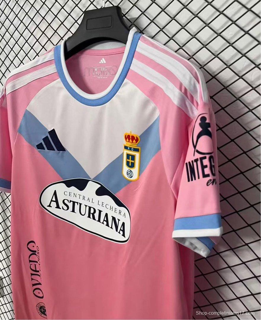 26/27 Real Oviedo Away Pink Jersey