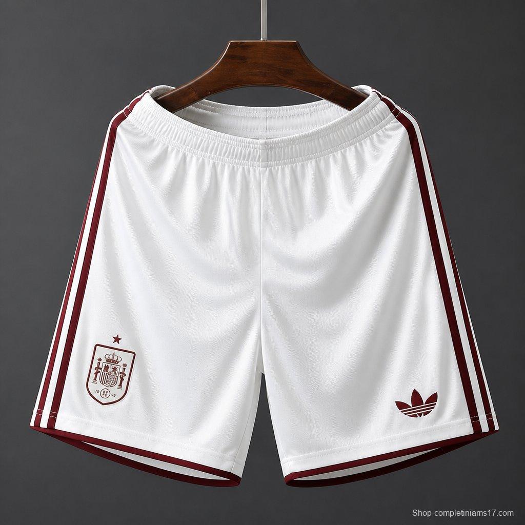 2026 Spain Away White  Shorts