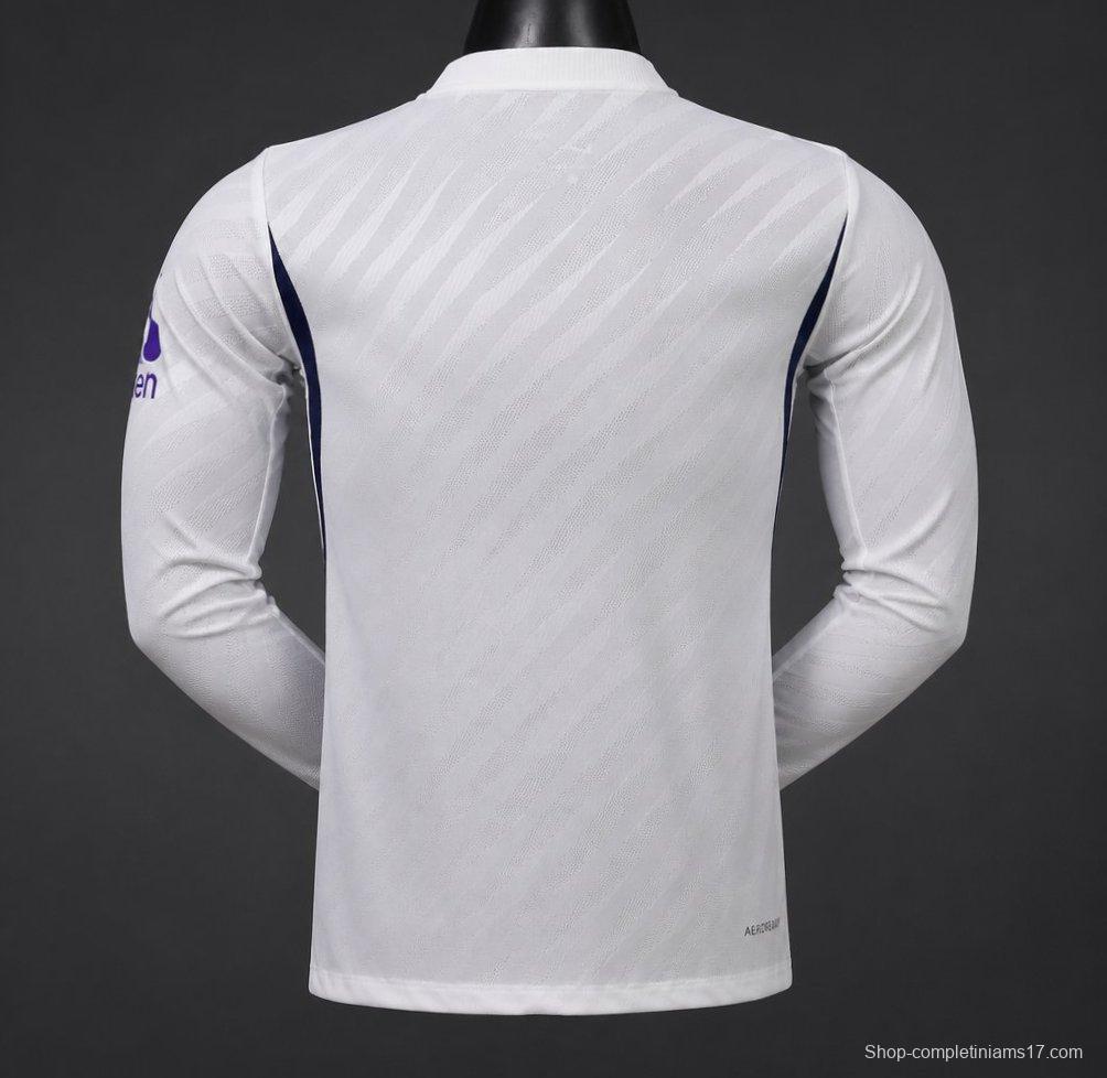 Player Version 26/27 Tottenham Hotspur Long Sleeve Home White Jersey