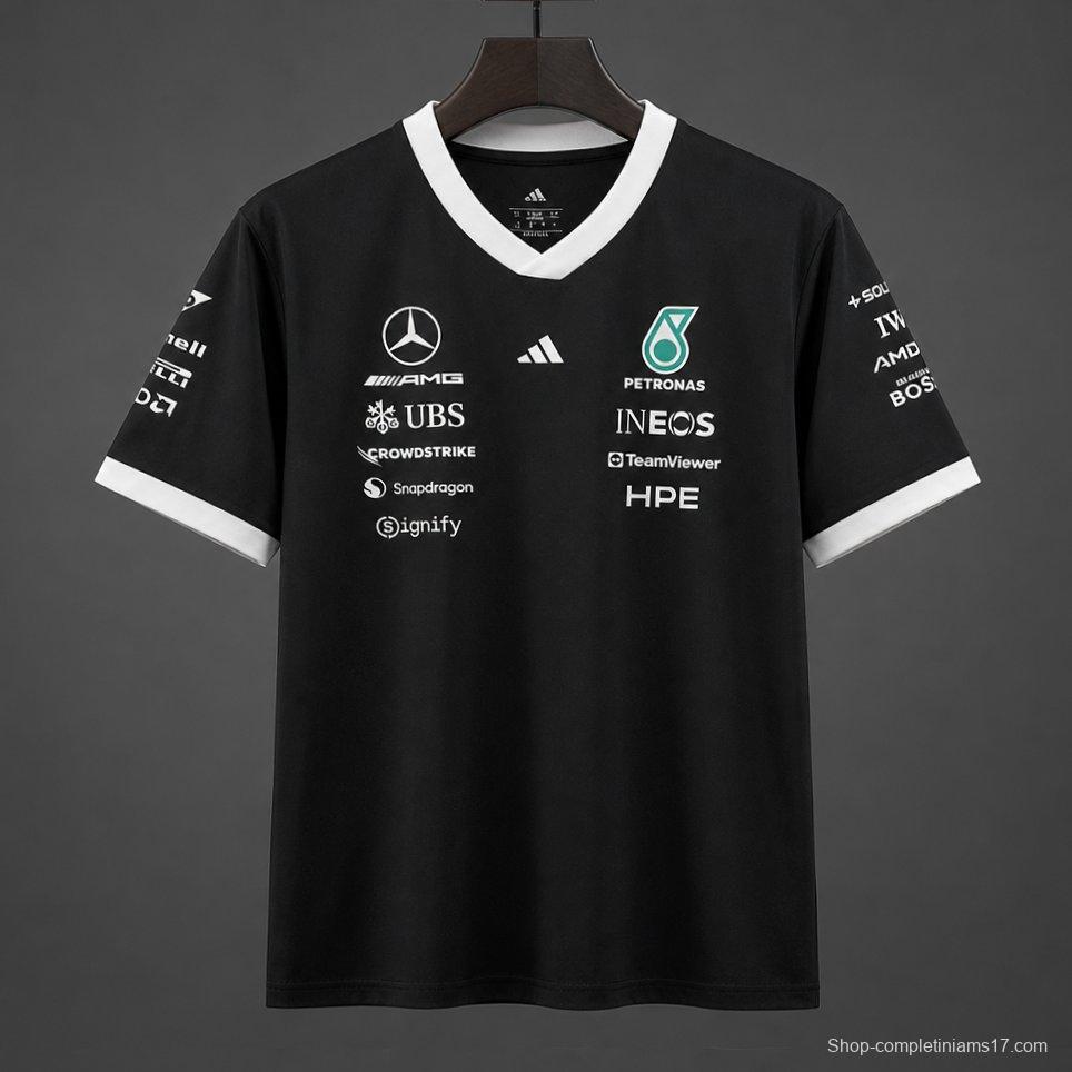 2026 F1 Mercedes-AMG Petronas F1 Team Black Training Jersey