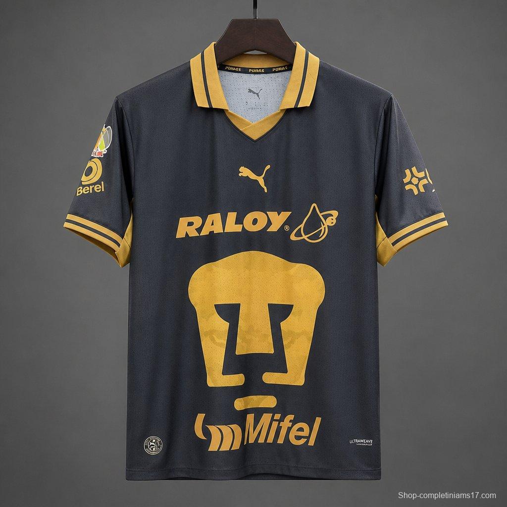 26/27 Pumas UNAM Away Black Jersey