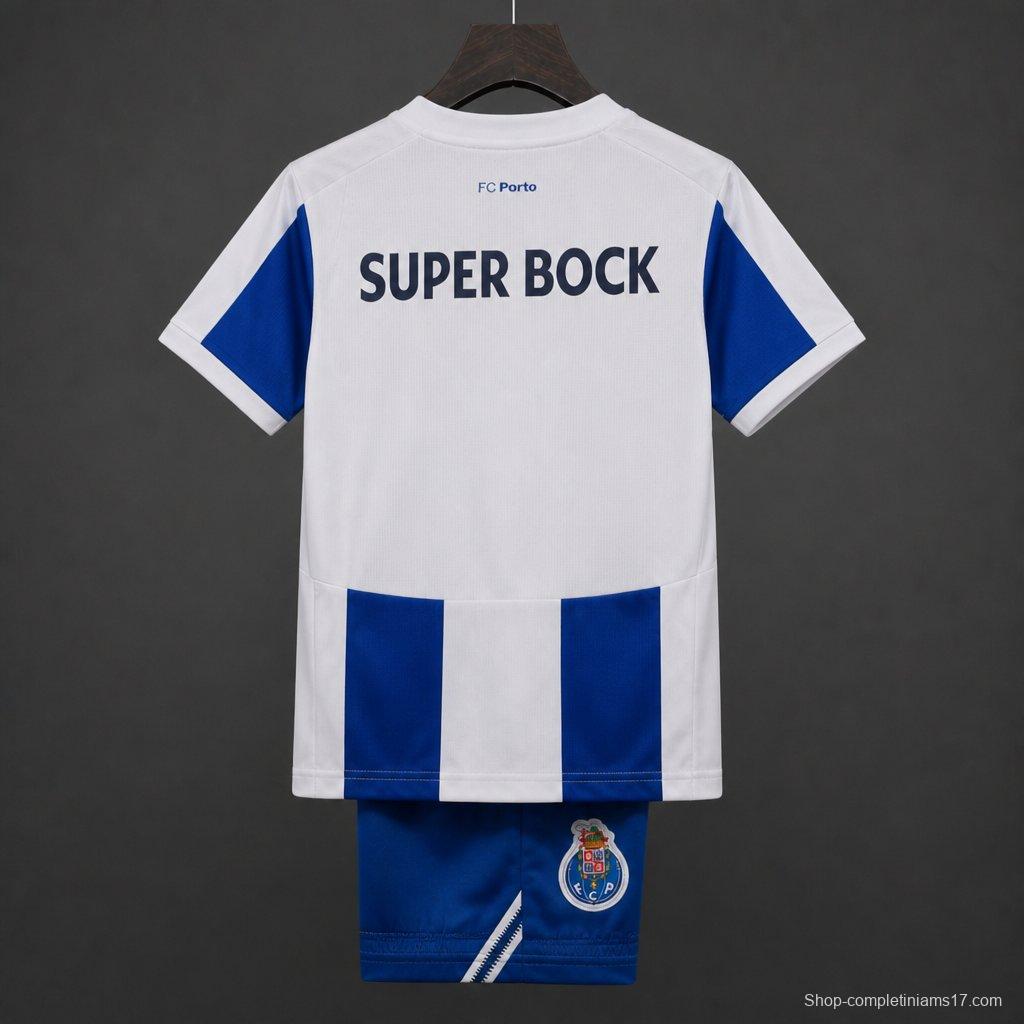 26/27 Kids Porto Home Jersey