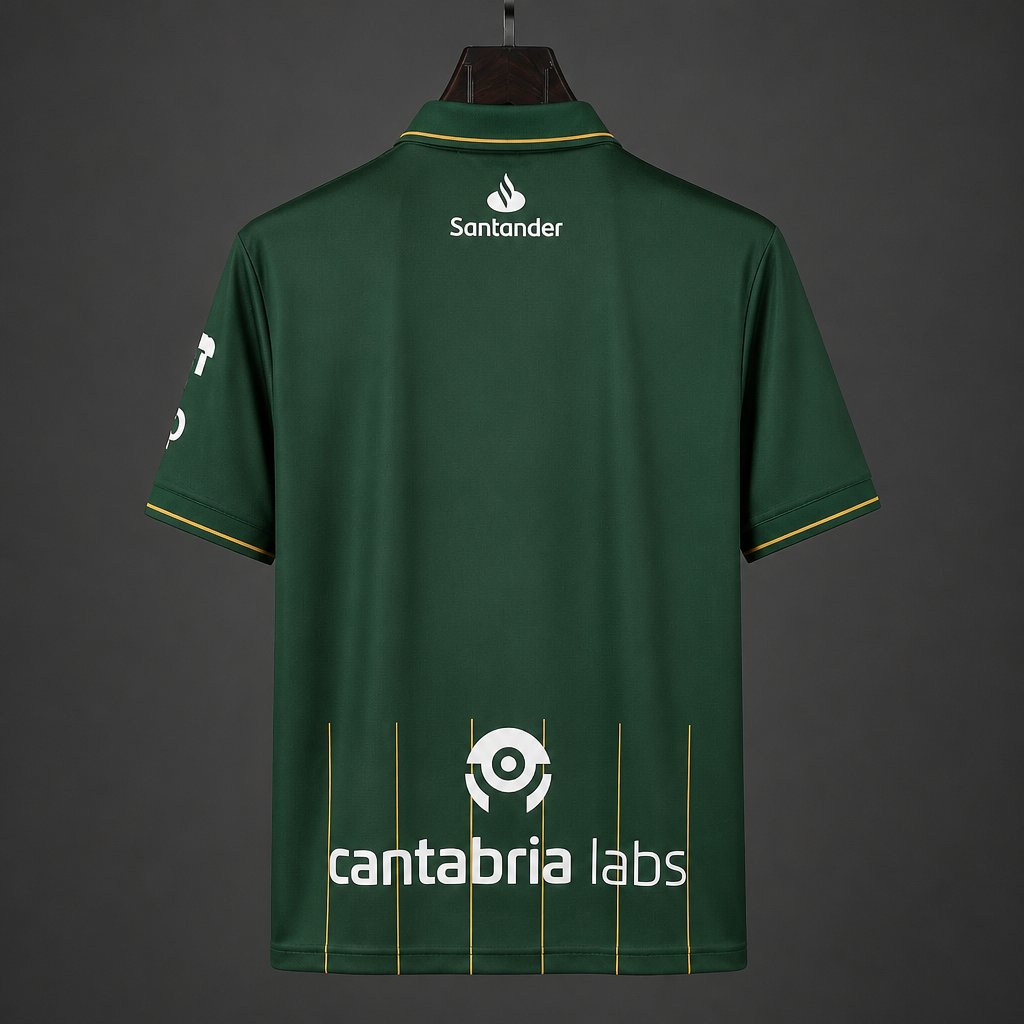 26/27 Racing de Santander Away Green Stripes Jersey