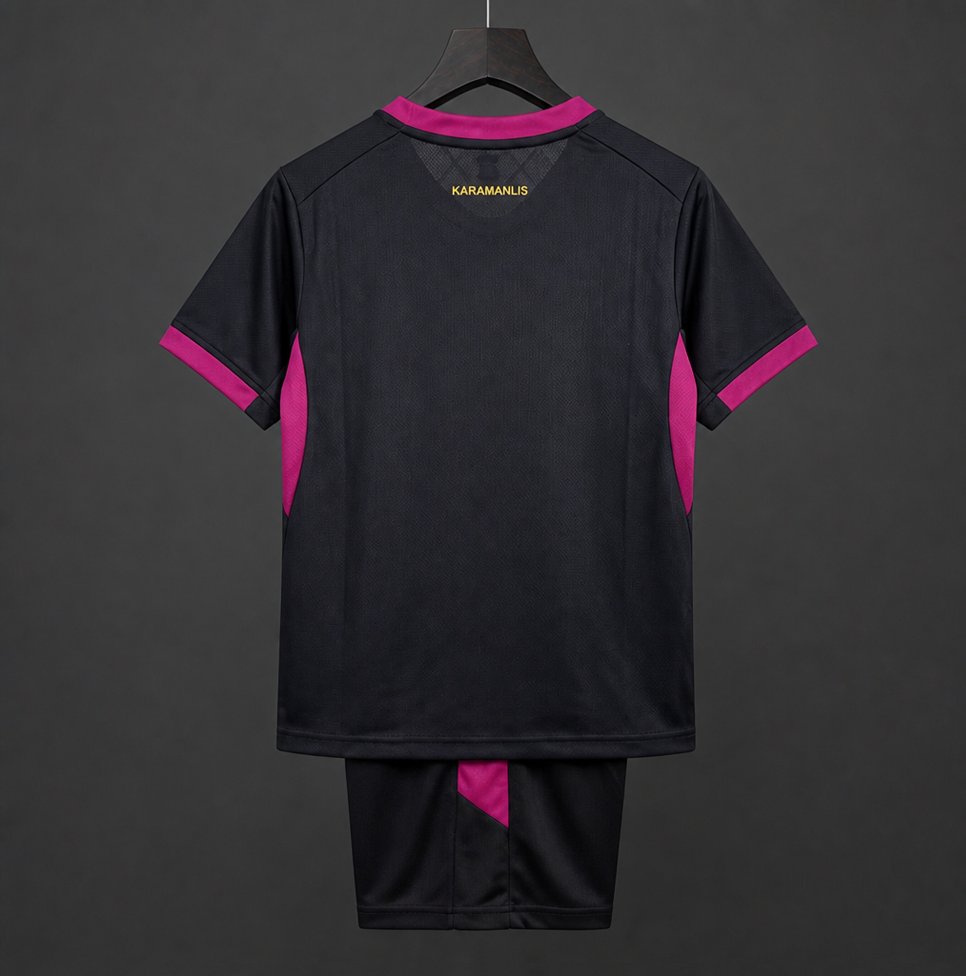 26/27 Kids Galatasaray Third Dark Grey Kits Jersey