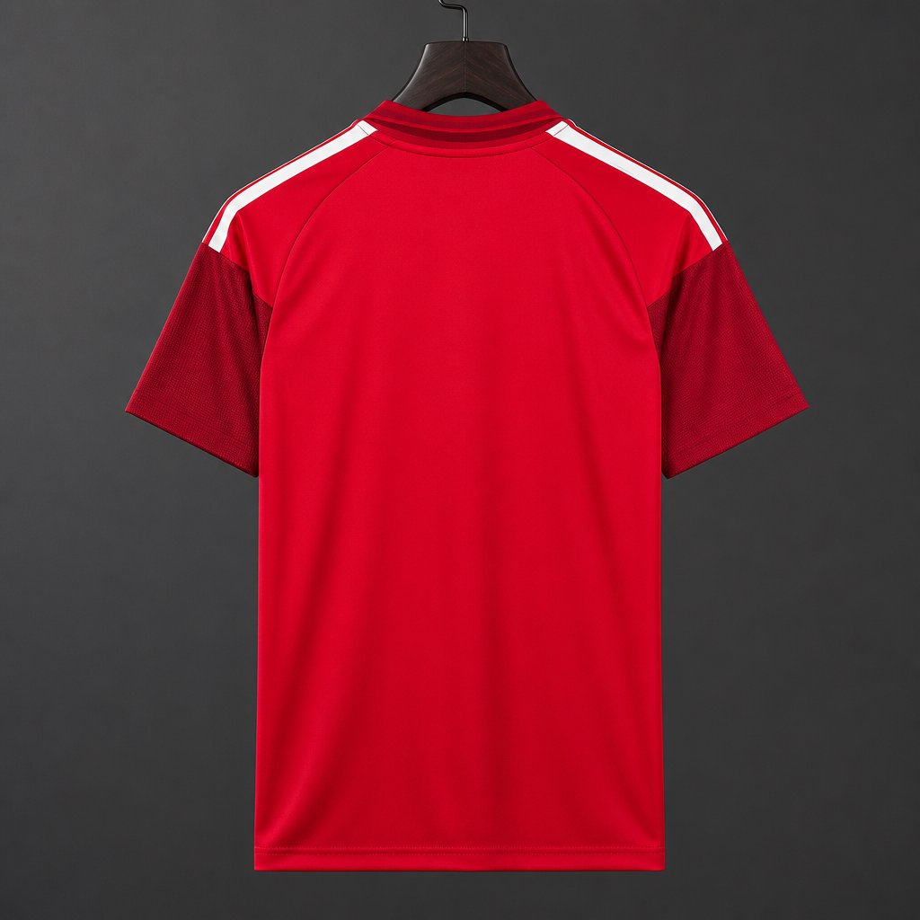 26/27 River Plate Training Red Polo Jersey